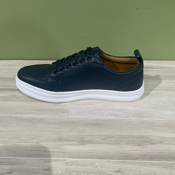 Barabas Men's navy Sneakers Casual faux leather Oxford - Picture 2 of 5